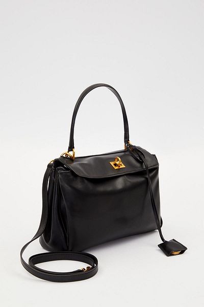Levidor Black Accessory Detailed Handbag
