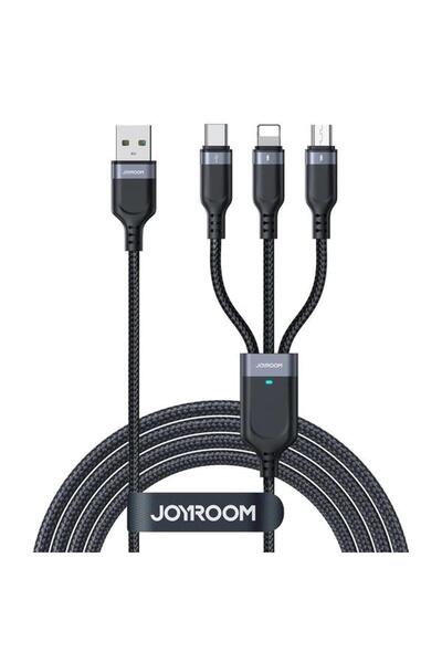 Joyroom Cablu USB-C, JOYROOM, 1,2 m, Negru