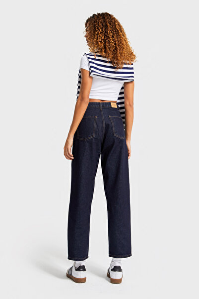 its basic Women's Indigo Color 7W5-50 Relax Fit 100% Cotton Underwear Size 69cm 100% Cotton Denim Jean