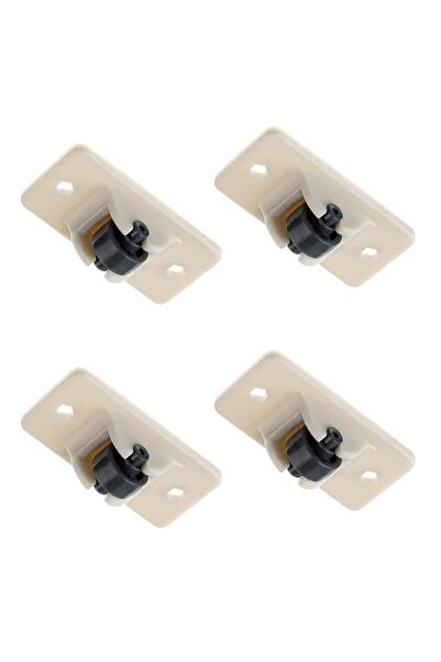 SOHO Set de 4 glisoare din plastic pentru mobilă - Albe