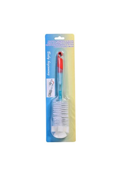 SOHO Bottle and Teat Cleaning Brush, glass brush 27cm and teat brush 10 cm, Multicolor