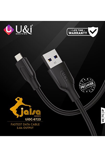 U&I Entertainment كابل شحن سريع USB-C من U&I، بطول 1 متر