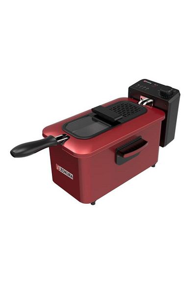 Zokura Friteuza cu filtru de ulei Z1438, 3 L, 2000 W (Rosu)