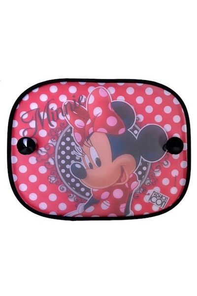 SOHO Set de 2 parasolare auto cu ventuză, model Minnie, 44x36 cm, multicolor