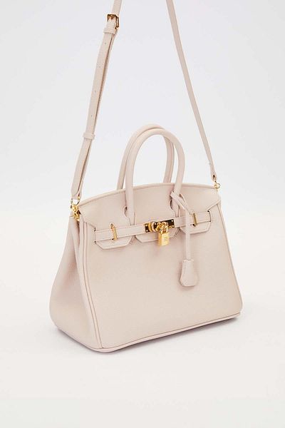 Levidor Large Handbag with Mink Accessory Detail