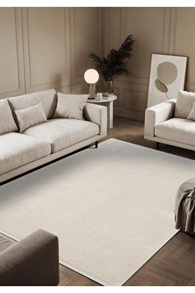 Karmen Halı Fresco FC003W Beyaz Halı Modern Desen 100 Tarak Viskon Parlak Yum...