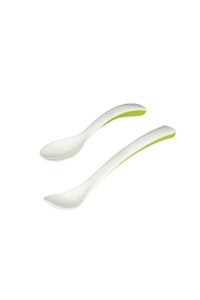 SOHO Set of 2 BPA-free plastic spoons with different sizes, Multicolor