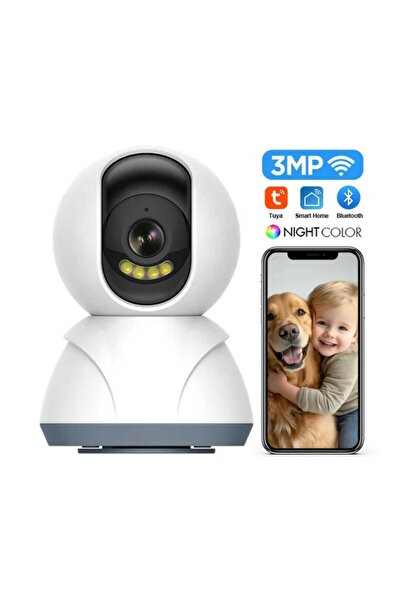 Avatto Baby Monitor Tuya Smart, Wireless, FHD 2304×1296, 3 Mega Pixel, 360° Rotation, Night Vision