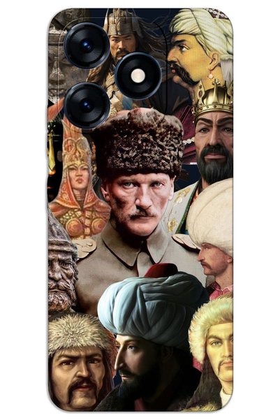 MRCİLETİSİM Tecno Spark 10 Pro Case Hd Pattern Printed Back Cover - Big Turks