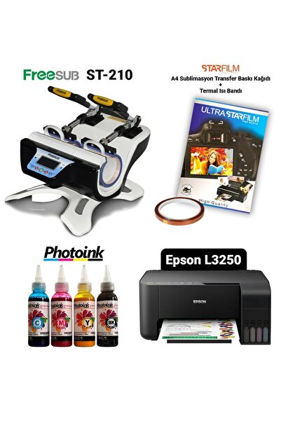 EPSON Süblimasyon Kupa Transfer Baskı Seti