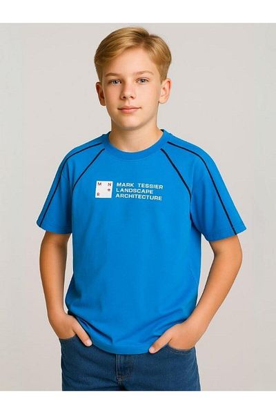 Zekids Children's Mark Written Oversize Design T-Shirt