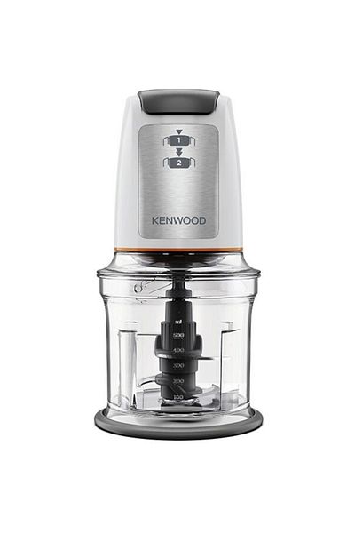 Kenwood CHP61.100WH Chopper, 500 W, 0.5 l bowl, 2 stainless steel blades, 2 speeds, White
