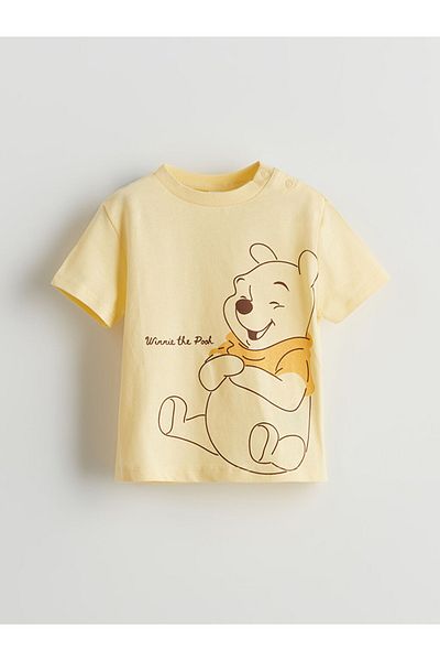 LC Waikiki Summer Collection Pooh Printed Baby Boy Shorts Set City