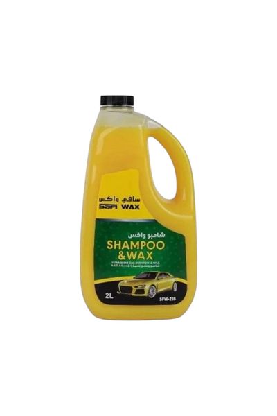 SAFI WAX SFW205 2L Car Shampoo & Wax, Ultra Shine Formula, High Quality Car Shampoo & Wax