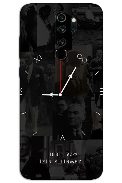 MRCİLETİSİM Xiaomi Redmi Note 8 Pro Kılıf HD Desen Baskılı Arka Kapak - Atatü...