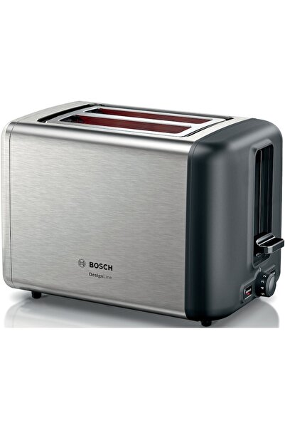 Bosch TAT3P420 Τοστιέρα, 970 W, 2 θέσεις, Ασημί/Μαύρο