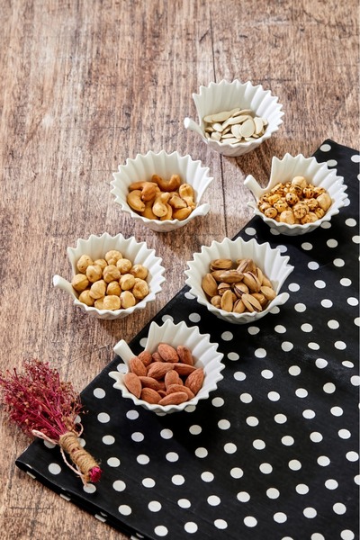 Cooker Set of 6 White Porcelain Jam Bowls 10X9.5 cm