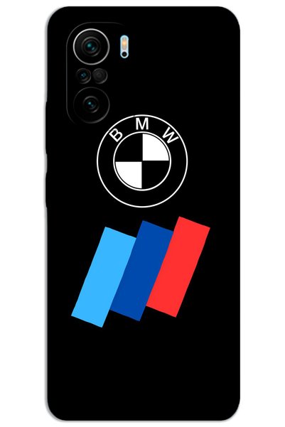 MRCİLETİSİM غطاء خلفي مطبوع بنمط HD لهاتف Xiaomi Poco F3 - شريط شعار
