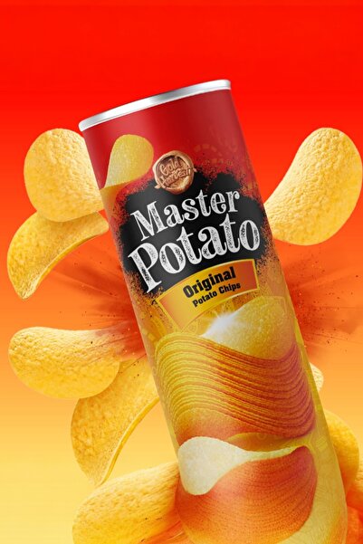 master Potato Orjinal Sade Patates Cipsi - Original Potato Chips 160 Gr
