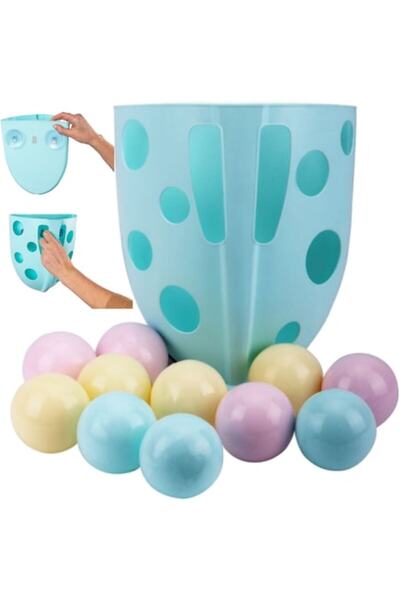 Technok Set de jucării de baie pentru copii, TechnoK, 12 bile colorate