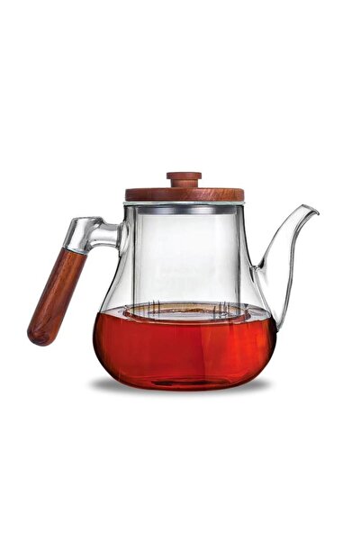 ÇIRPAN EV AKASYA KULPLU CAM DEMLİK 1000ML