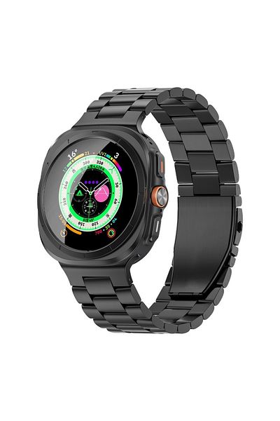 redmud teknoloji Samsung Galaxy Watch 8 Classic Compatible Stainless Steel Metal Band + Adjustment Apparatus