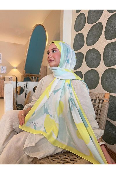Mira İpek Patterned Cotton Soft Shawl Inspiration Series