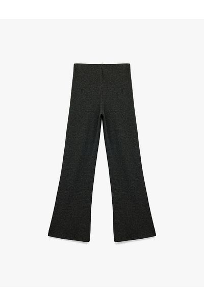 Koton Camisole Comfortable Fit Ribbed Wide Leg Pants