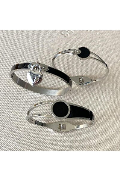 Necati Gün Triple Black Enameled Steel Handcuffs