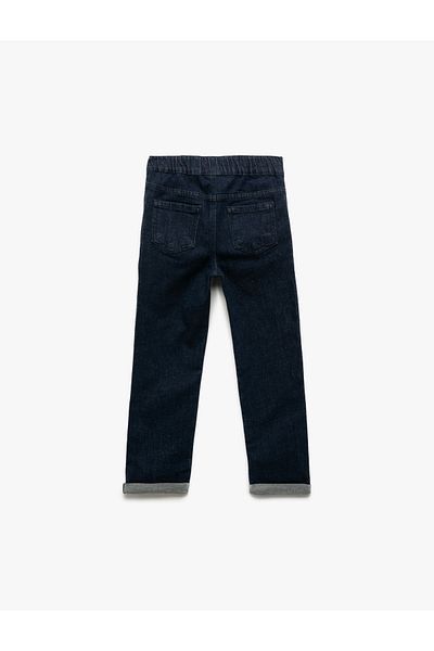 Koton Cotton Relax Fit Denim Trousers