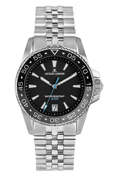 Jacques Lemans 1-2205H ساعة يد ليفربول دايفر للرجال