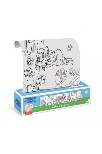 Peppa Pig Coloring Page Roll, Peppa Pig, 196x54 mm