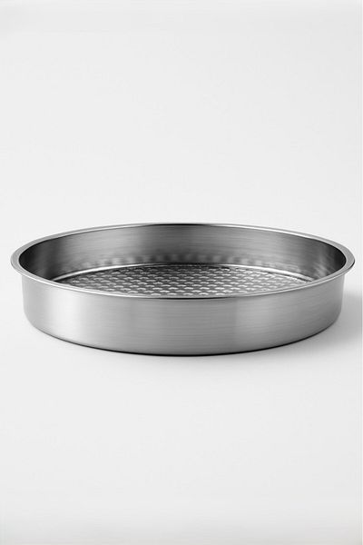 Tiesa Home Stainless Steel Large Size Raw Meatball Kneading Preparation Basin Tray 7No 50cm