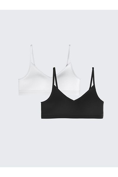 LC Waikiki Lcw Kids White Girl's Bustier 2-Pack