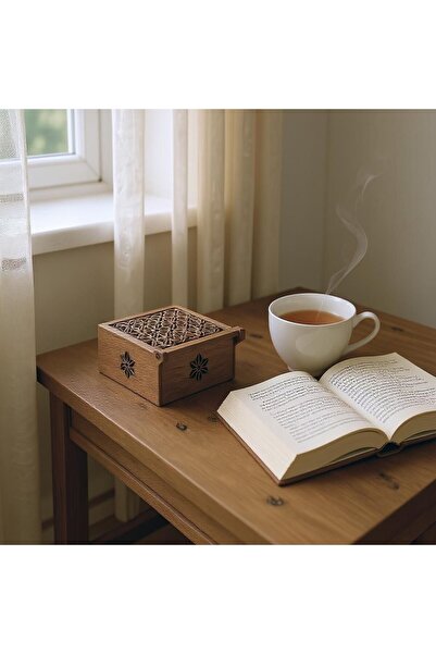Grafiza Wooden Jewelry Jewelry Box 11X11X6 cm