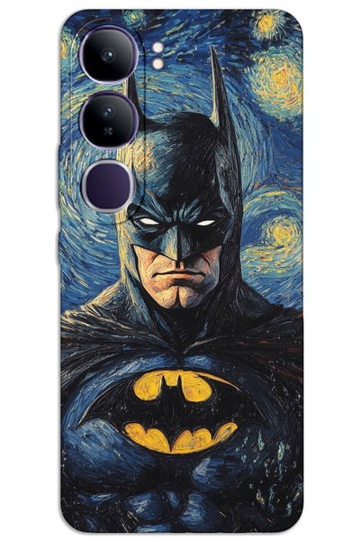 MRCİLETİSİM Vivo V40 Lite Case Hd Pattern Printed Back Cover - Batman