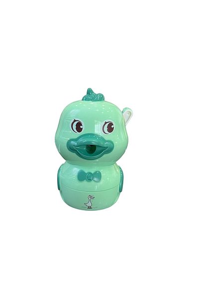Brons Cute Duck Patterned Table Top Pencil Sharpener with Arms