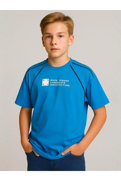 Zekids Children's Mark Written Oversize Design T-Shirt