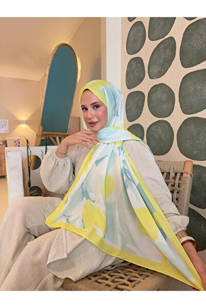 Mira İpek Desenli Pamuk Soft Şal İlham Serisi ps25