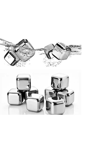 teknonisa 6 adet metal paslanmaz buz küpü tns963