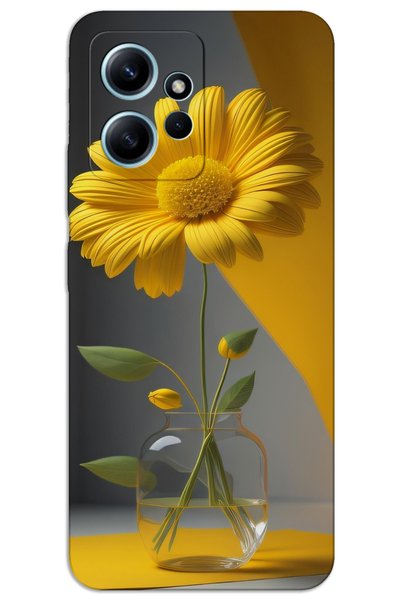 MRCİLETİSİM حافظة هاتف Xiaomi Redmi Note 12 4G ذات غطاء خلفي مطبوع بنمط HD - ...