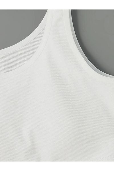 LC Waikiki Lcw Kids White U Neck Girl Bustier