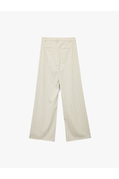 Koton Pleated Wide Leg Palazzo Pants
