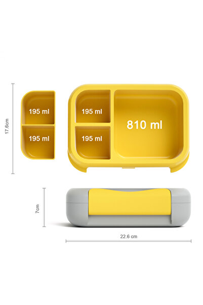 esabela Lunch Box for Kids, Multi-Compartment, Leakproof, Insulated, Food Organizer, Bento for School