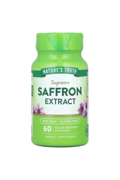 Nature's Truth Supreme Saffron Extract, 60 Quick Release Capsules