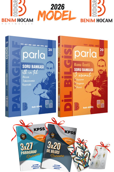 Benim Hocam Yayınları 2026 Model Benim Hocam TYT KPSS MSÜ Parla Paragraf ve D...