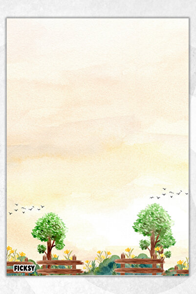 Ficksy دفتر ملاحظات A5 بدون خطوط - 50 ورقة - مذكرة - دفتر ملاحظات - ورق ملاحظات