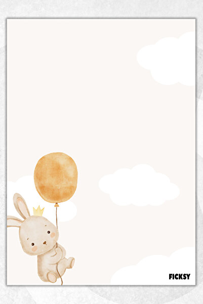 Ficksy دفتر ملاحظات A5 على شكل أرنب - 50 ورقة - مذكرة - دفتر ملاحظات - ورق مل...