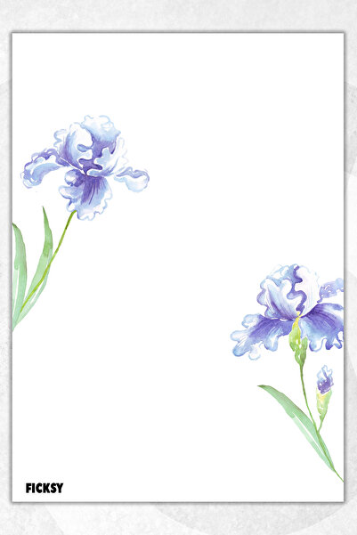 Ficksy دفتر ملاحظات A5 بدون خطوط - 50 ورقة - مذكرة - دفتر ملاحظات - ورق ملاحظات