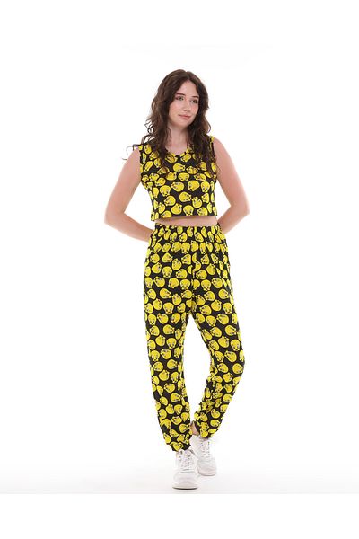 BNZ TEKSTİL CARTOON CHARACTER TOP AND BOTTOM SET